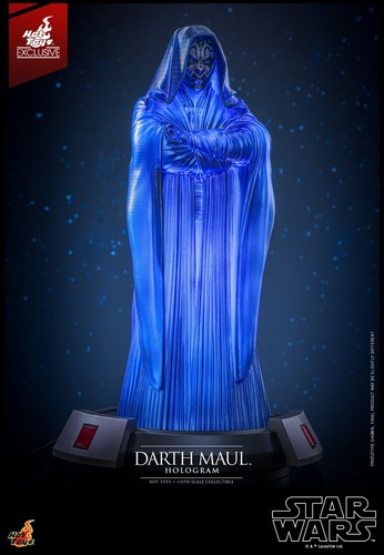 Hot Toys Star Wars Darth Maul Holograma Escala 1:6 Amenaza Fantasma ACS015 Sideshow - Imagen 11 de 16