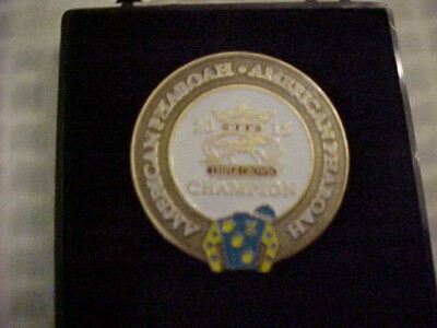 American Pharoah 2015 Triple Crown Winner Pin. New Derby-Preakness-Belmont