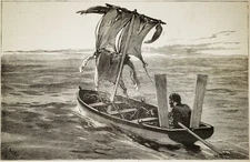 JOHN NASH (British, 1863 - 1977) 2 Antique Original SIGNED Victorian ENGRAVINGS