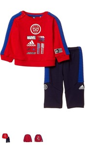 baby boy red adidas tracksuit