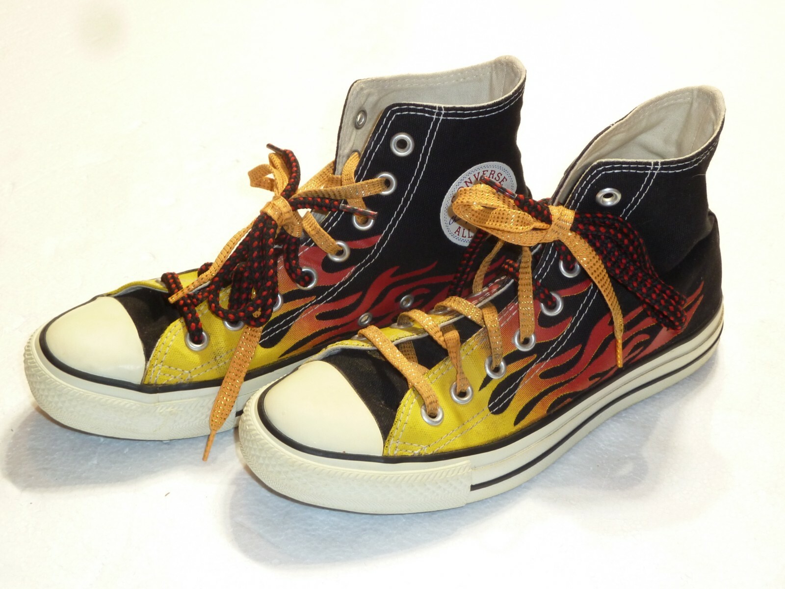 flame converse high tops
