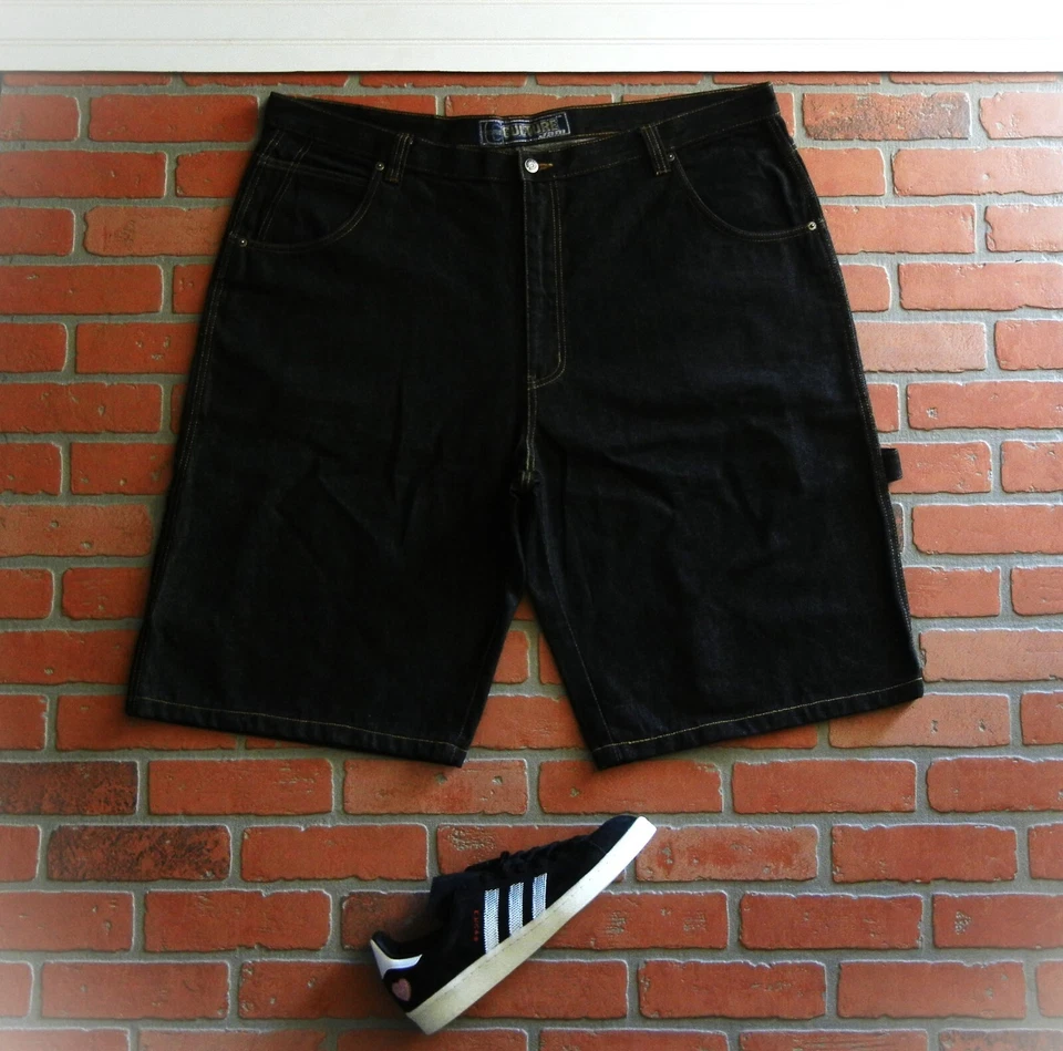 CULTURE Uncancelled JAM 1$T SKATE Vintage $TRAPS STREETWEAR Denim Shorts HIP HOP - Image 3 of 4