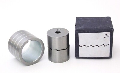 Ring And Hoop Pressing Die 10 Zig Zag Wave Great For Stacking Rings Etc.
