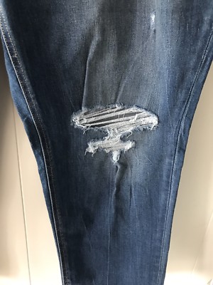 Old Navy The Power Jean Women's 22 Plus Black The Perfect Straight Ankle 42x27.5