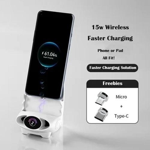 Mini Chair Wireless Fast-Charger Multifunctional Phone Holder Bracket♘ F1A5 - Photo 5 sur 12