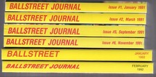 BALLSTREET  JOURNAL Nolan Ryan Michael Jordan Bo Jackson Cal Ripken Frank Thomas
