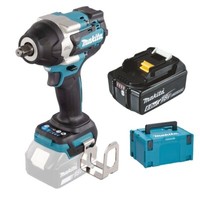 Makita DTW700Z Akku-Schlagschrauber 18V 700Nm + 1X Akku 6Ah Im Koffer Makpac 2