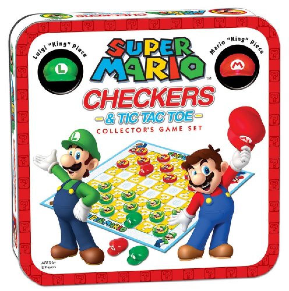 (TG. One Size) [Import Anglais] Super Mario Checkers & Tic Tac Toe Collectors Ga