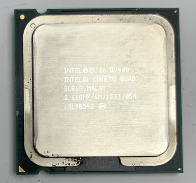Intel Core 2 Duo Q9400 - 4x 2,66 GHz Quad-Core CPU/Prozessor (SLB6B) LGA 775