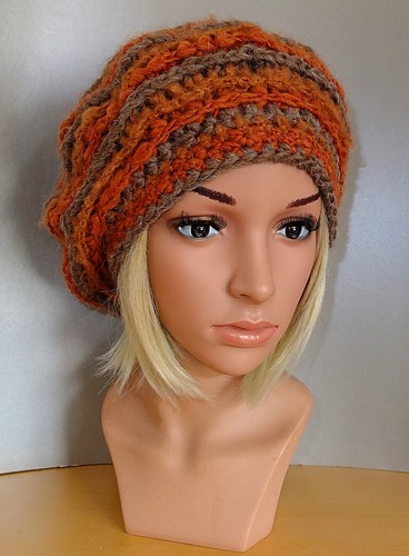 Damen Strickmütze Aus Wolle - Baskenmütze Baggy Beanie Im 90er Jahre Style