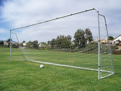 24x8 Ft. Official MLS/FIFA Regulation Size Soccer Goal. 2'' Steel Frame(1Net)