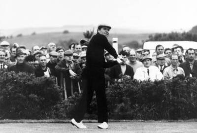 Golf 1968 British Open South Africa's Gary Player Pulls A Shot Old Photo