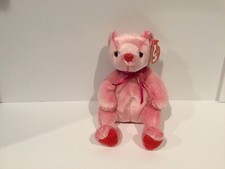 The Beanie Babies Collection All Pink Romance Birthday Bear February 2 2001
