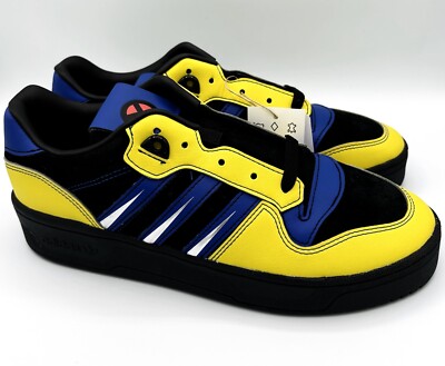 Adidas Rivalry Low Marvel Blue/Yellow Men's Sizes JQ5037 New With Tags 