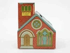 J. Chein & Co antique Tin toy Church Lithograph Still Bank
