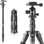 Opteka 59" 2-In-1 Photo Video Travel Tripod Monopod Combo with Ball Head + Case