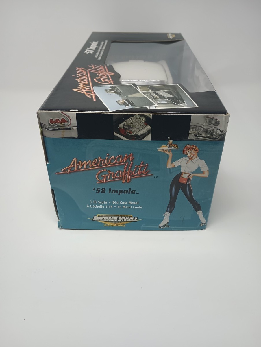 Ertl 1:18 1958 Chevrolet Impala American Graffiti Diecast Vehicle