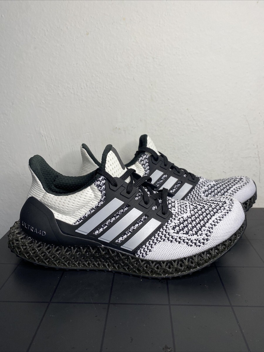 adidas Ultra 4D Cookies and Cream 2.0 Black White Men's Size 7
