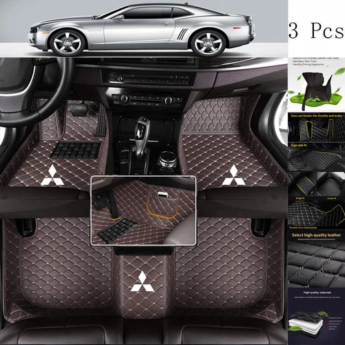 For Mitsubishi Mirage Car Floor Mats Waterproof Carpets All-weather Seasons Set - Picture 3 of 47