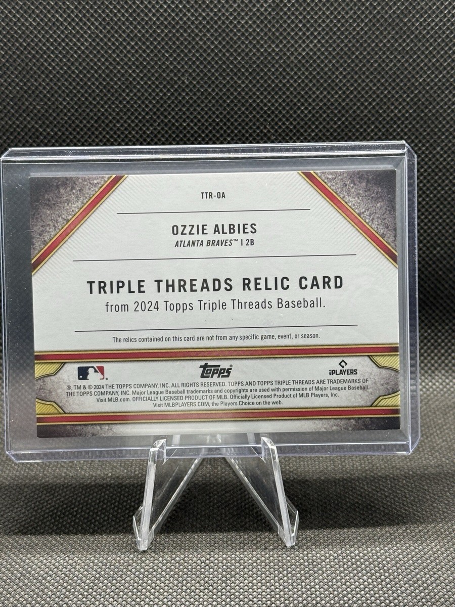 ❤︎RILY ’S❤︎ 2024 Topps Triple Threads Austin Riley Relic /18 TTR-AR14
