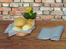 Red Blue Gingham Greaseproof Paper Food Basket Liners 160x115mm 1000 Sheets