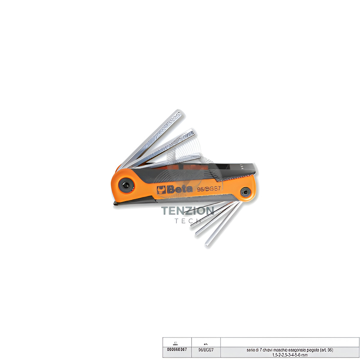 Kit Brugole Beta 96/BGS7 Cromate 1,5-6mm | Ideale Manutenzione Bici