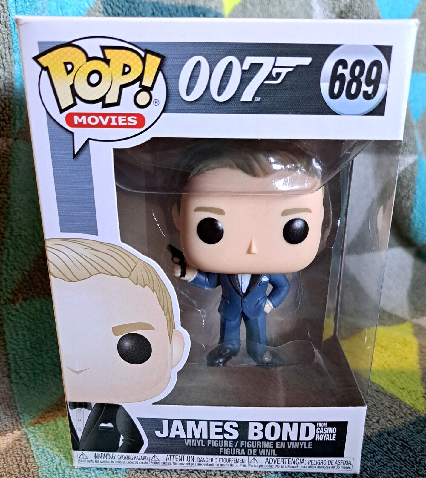 James Bond Pop 689 - Casino Royale Funko Pop! Vinyl 2019 - Vaulted + Protector