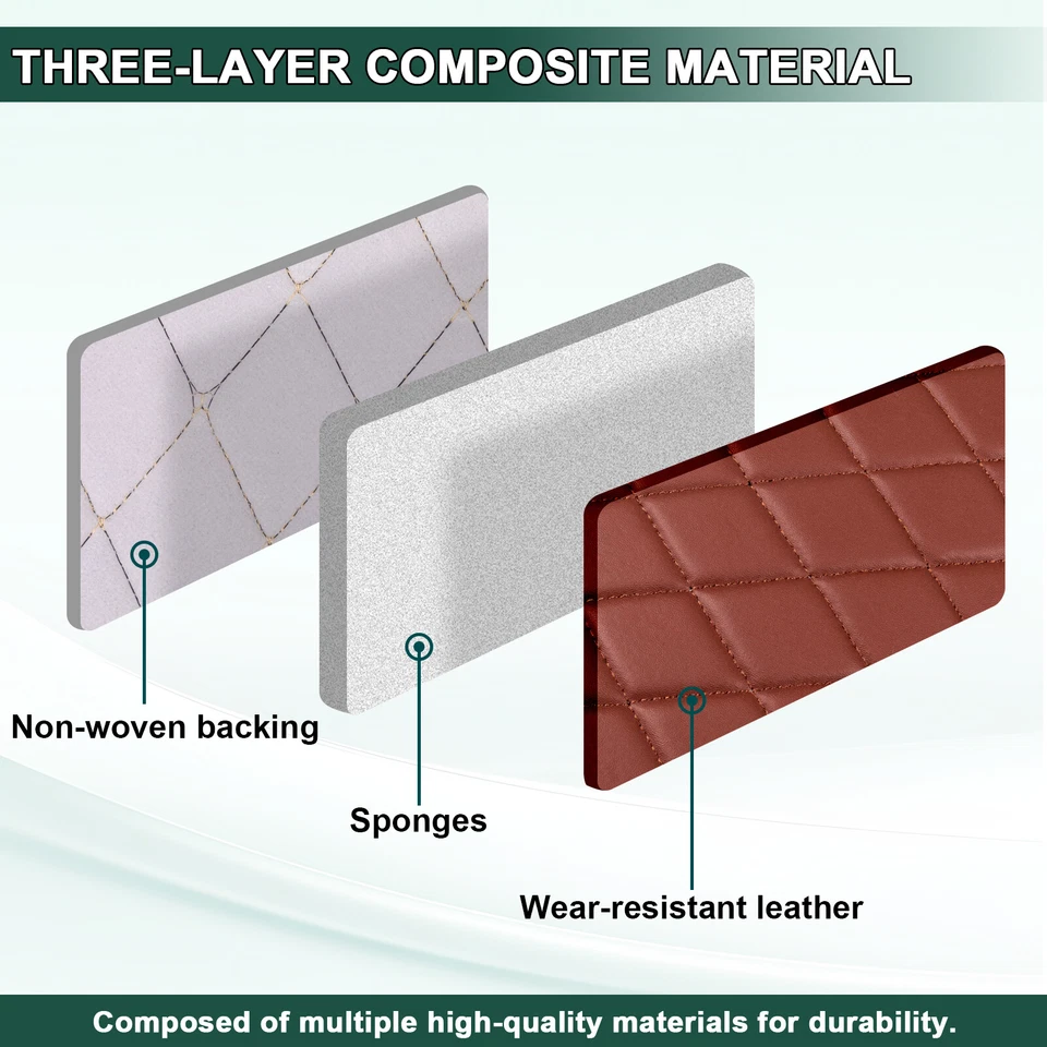 63" Vinyl Faux Leather Foam Back Auto Upholstery Fabric Car Headliner By Yard - Image 4 of 4