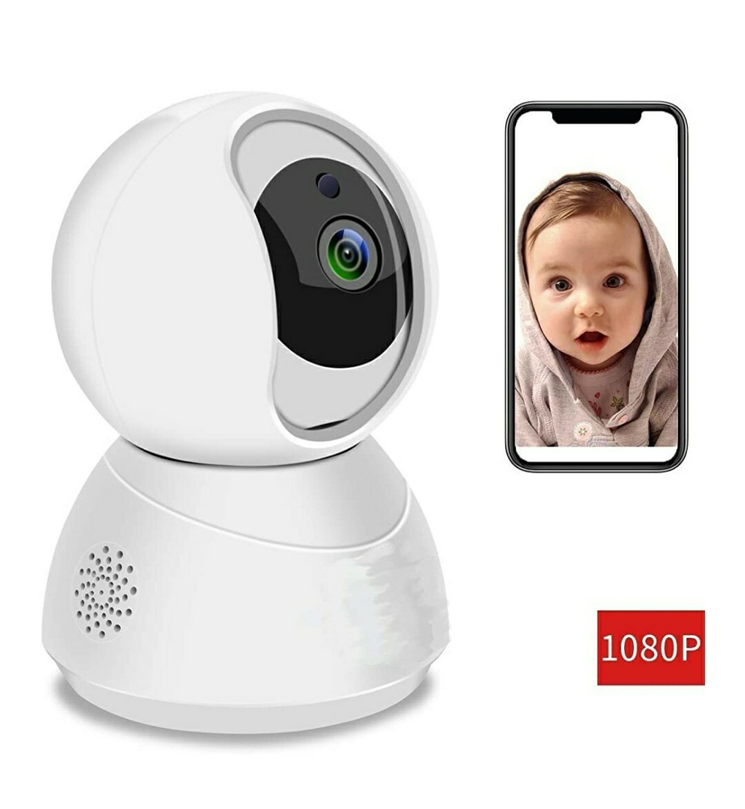 Baby Monitor 1080P FHD Home WiFi Security Camera Sound/Motion Detection Night-image