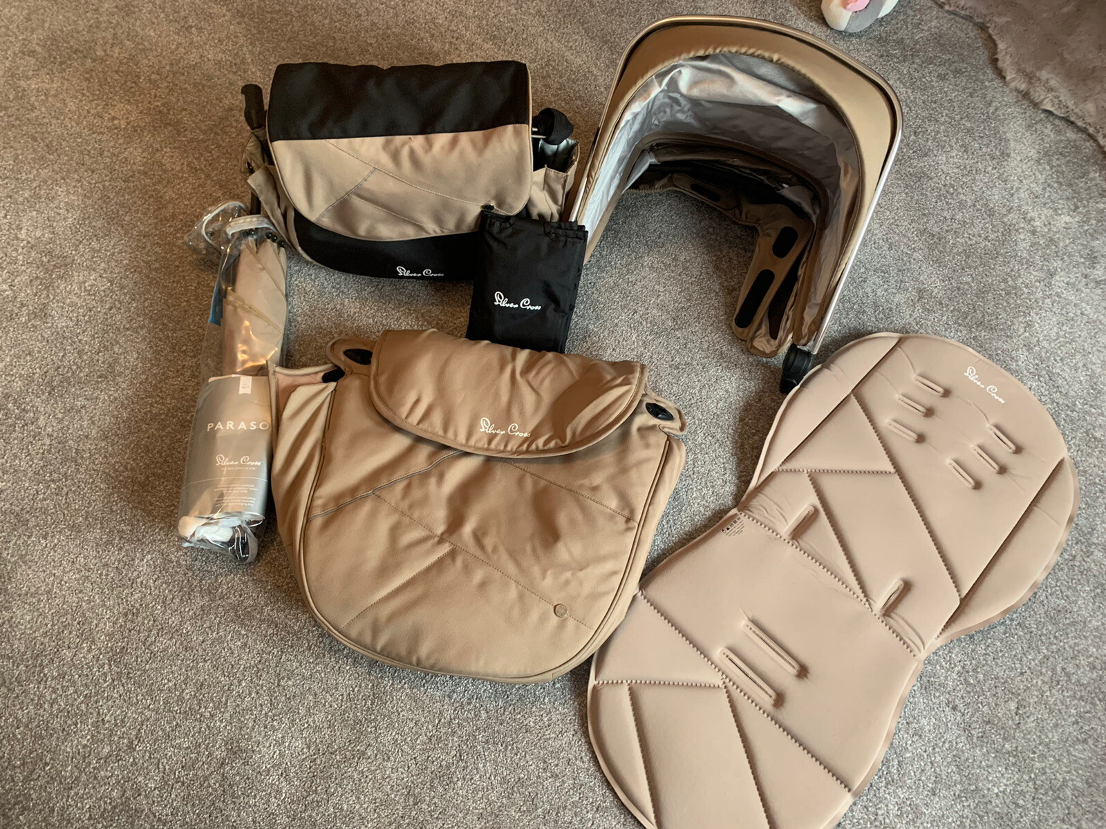 silver cross changing bag sand