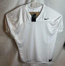 Nike Team Football Pro A04801-100 Training White Jersey Men XL Top NEW MSR $90