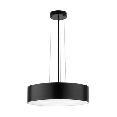 Moderne Pendelleuchte 3-flammig schwarz Metall Pendelleuchte groß stilvoll verstellbar Deckenlampe