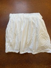 Simply Shabby Chic  Twin White Ruffle Bedskirt 15" Drop