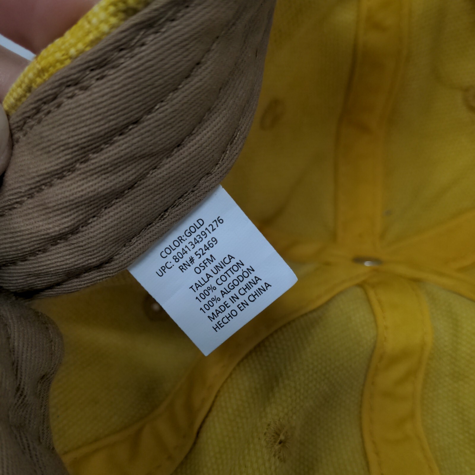 Bee Kind Bumblebee Slideback Hat Gold Yellow OSFM… - image 7