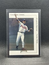 2001 Fleer Premium Atlanta Braves Baseball Card #73 Chipper Jones