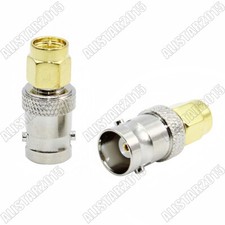 10x SMA Male Plug to BNC Female Jack Adapter RF Coax Connector SMA-BNC Adaptor