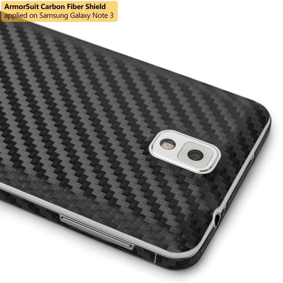 ArmorSuit MilitaryShield Amazon Fire Phone Screen + Black Carbon Fiber Skin USA - Image 4 of 4
