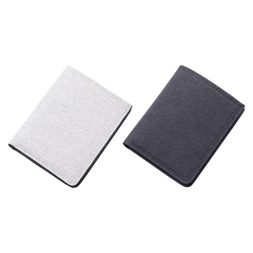 Portefeuille femme multicartes - Portefeuille court décontracté en cuir