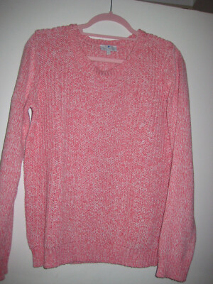 Pulli Sommerpulli rosa-weiß Blue Motion Gr. S locker und lässig - 50 % Baumwolle