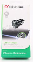 Cellularline Usb Kfz LadegeräT Stecker Auto Ladeadapter ZigarettenanzüNder 167
