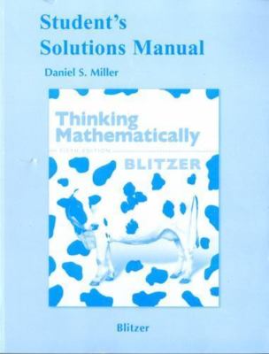 Student's Solutions Manual for Thinking Mathematically, 5th Edition