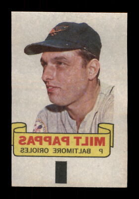 1966 Topps #NNO Milt Pappas Rub-Offs