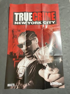 true crime new york city ps2 Poster Map Insert