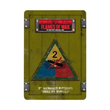 Battlefront FoW WWII USA 15mm 2nd Armored Division Dice & Token Set EX/NM