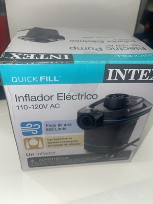 NEW- Intex Quick Fill Electric Air Pump 110-120V AC Inflates & Deflates Mattress