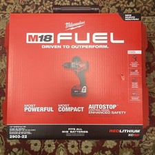 M18 FUEL 18V Lithium Brushless Cordless 1/2 in. Drill/Driver Kit W/ 2 5.0Ah