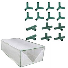 Stabilisieren Sie Ihr Gew?chshaus mit unserem Gew?chshausrahmenverbinder 14tlg