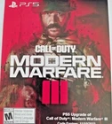 Call of Duty Modern Warfare 3 PS5 Upgrade PS4 DISC REQUIRED MW3 Unused