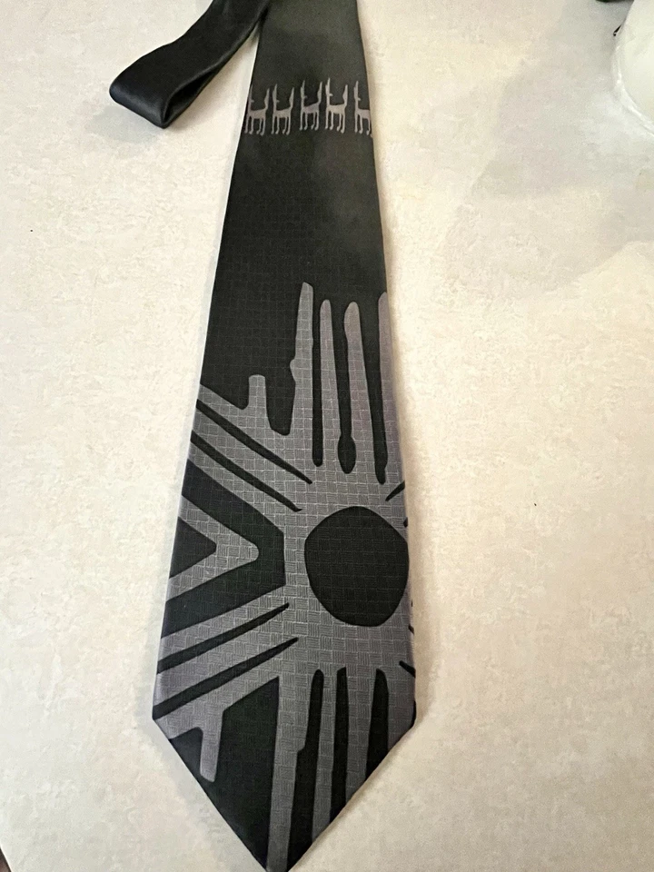 Corbata Olympic Salt Lake 2002 mercancía con licencia con 2000 pegatinas TCM Foto 2 de 4