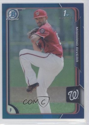 2015 Bowman Draft Chrome Blue Refractor 73/150 Mariano Rivera III #114 0e1